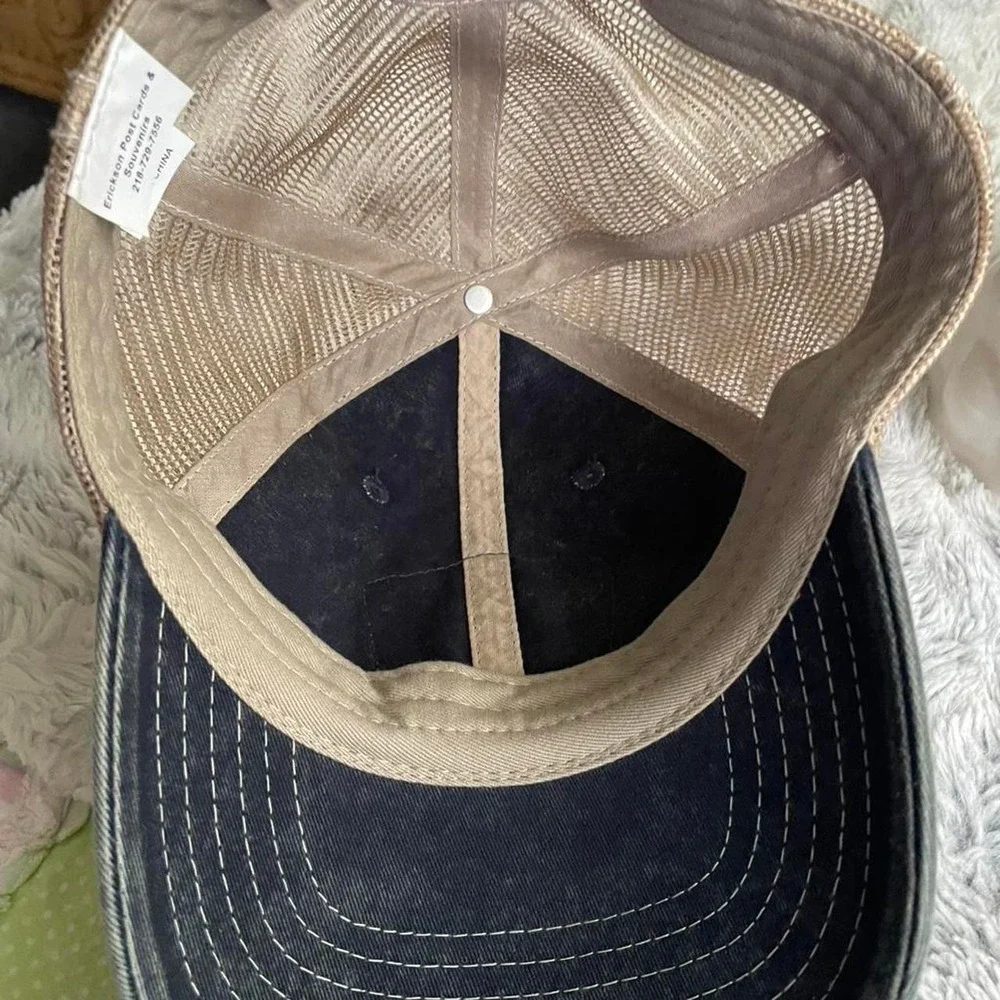 Minnesota navy trucker hat